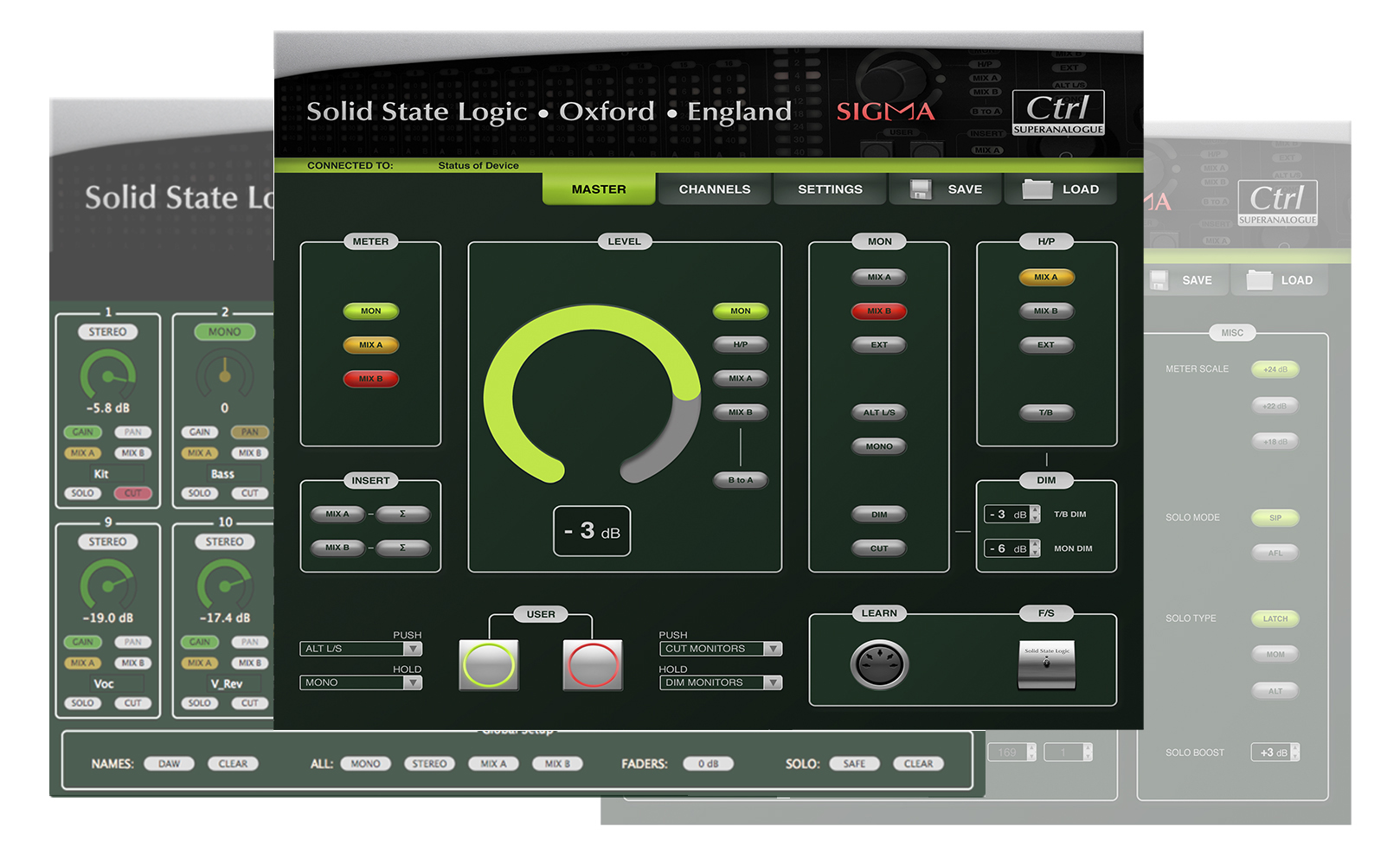 Setup Concepts Solid State Logic